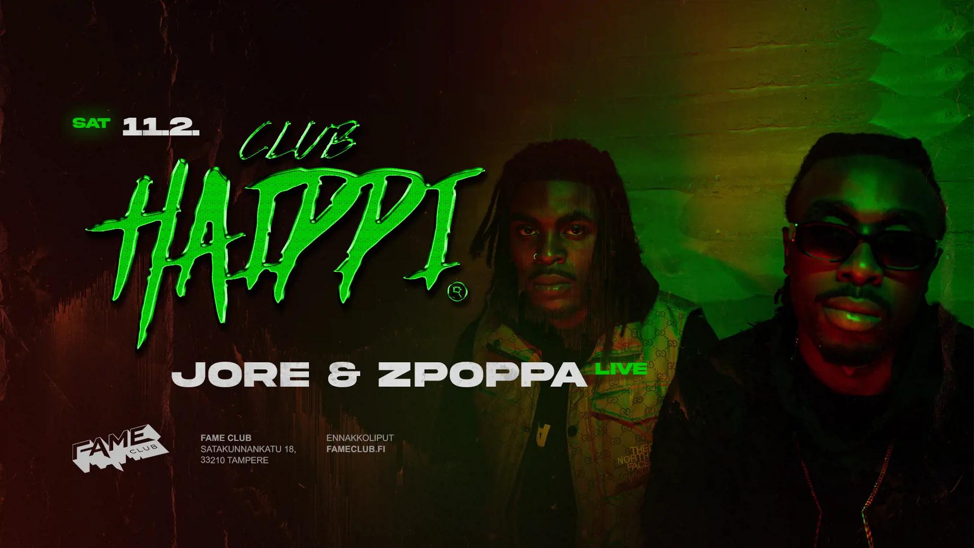Club Haippi Jore & Zpoppa LA 11.2.